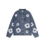 Denim Jacket Denim Tears Floral Print Blue