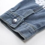 Denim Jacket Denim Tears Floral Print Blue - Image 7