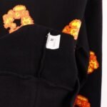 Hoodie Denim Tears x Offset Set Floral Print Black - Image 4