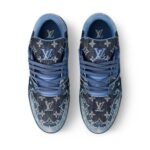 Louis Vuitton Trainer Monogram Denim Blue - Image 3