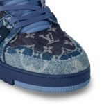 Louis Vuitton Trainer Monogram Denim Blue - Image 5