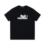 T-shirt Louis Vuitton LV Black Graphic Logo
