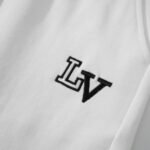 Shorts Louis Vuitton LV White Black Logo - Image 4