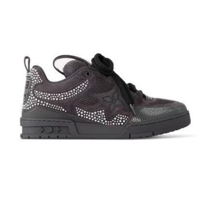 Louis Vuitton Skate Black Crystal Monogram