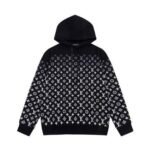 Hoodie Louis Vuitton LV Black Monogram Gradient