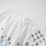 Shorts Louis Vuitton LV White Blue Monogram - Image 5