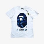 T-Shirt BAPE by Bathing Ape White/Blue