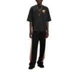 T-shirt Palm Angels With Burning Palm Print Black - Image 2