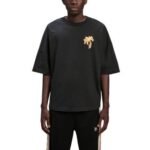 T-shirt Palm Angels With Burning Palm Print Black - Image 4