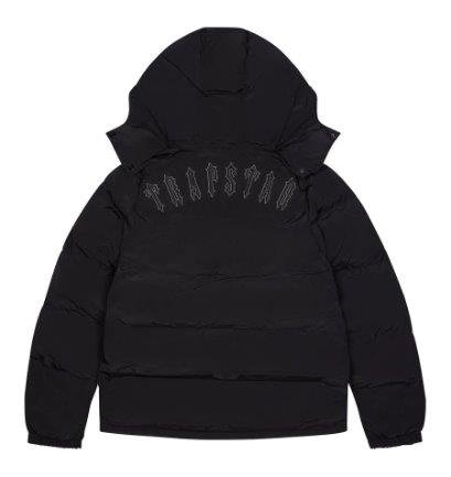 Jacket Puffer Trapstar Irongate Hooded Black
