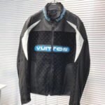 Jacket Louis Vuitton Leather Mix Bik - Image 2