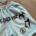 Shorts Hoodie Hellstar Sky Blue - Image 4