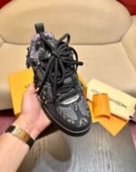 Louis Vuitton Skate Black Swarovski Monogram - Image 7