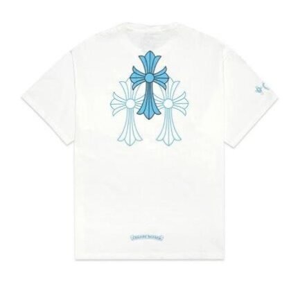 T-Shirt Chrome Hearts Triple Cross Logo White