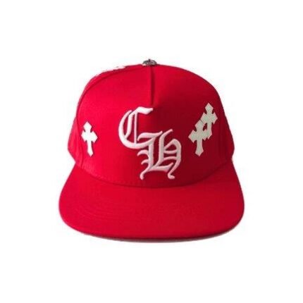 Cap Chrome Hearts Cross Patch Red