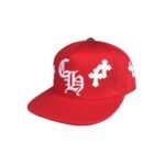 Cap Chrome Hearts Cross Patch Red - Image 4