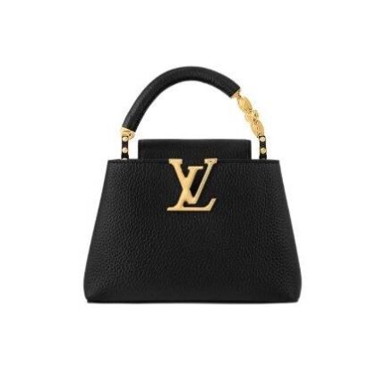 Shoulder Bag Louis Vuitton Capucines Mini Nero