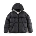 Jacket Puffer Moncler Hooded Black
