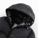 Jacket Puffer Moncler Hooded Black - Image 5