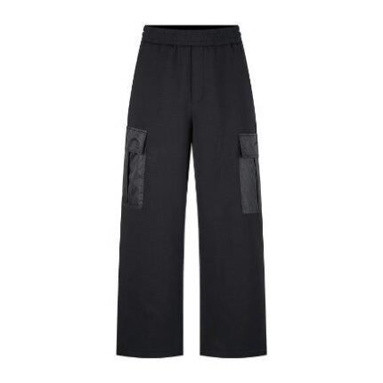Pants Cargo Prada Black Nylon