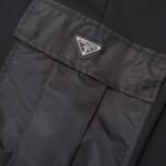 Pants Cargo Prada Black Nylon - Image 4