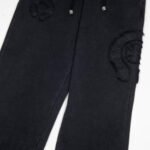 Pants Denim Chrome Hearts Cross Embroidered - Image 4