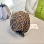 Cap Fendi Brown Monogram Adjustable - Image 5