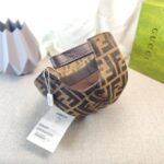 Cap Fendi Brown Monogram Adjustable - Image 8