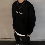 Sweatshirt Palm Angels Black Logo - Image 12