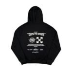 Hoodie Off-White Arrows Graphic Black