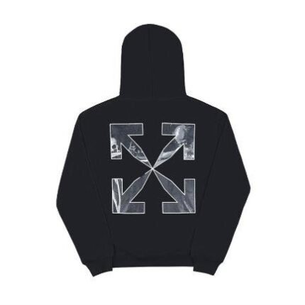 Hoodie Off-White Arrows Skull Black