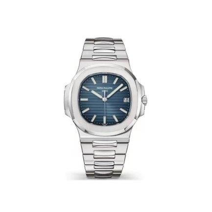 IMG9561 Patek Philippe Nautilus Steel Blue Dial - Image 1
