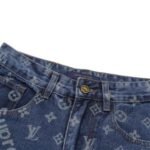 Pants Louis Vuitton x Supreme Monogram Denim - Image 5