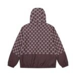Jacket Gucci Monogram Hooded Brown - Image 2