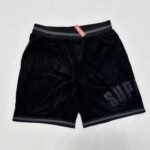 Shorts Supreme Velour Logo Embroidery - Image 2