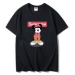 T-shirt Supreme Cartoon Graphic Black
