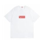 T-shirt Supreme Box Logo White Script