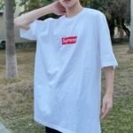 T-shirt Supreme Box Logo White Script - Image 4
