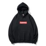 Hoodie Supreme Box Logo Black