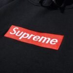 Hoodie Supreme Box Logo Black - Image 5