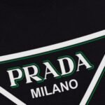 Sweatshirt Prada Milano Triangle Logo Black - Image 4
