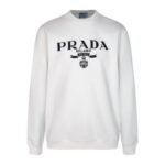 Sweatshirt Prada Milano White Crewneck