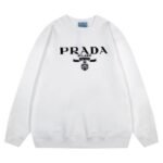 Sweatshirt Prada Milano White Crewneck - Image 2
