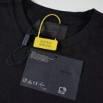 T-shirt Prada Crest Logo Black - Image 8