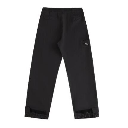 Pants Prada Nylon Adjustable Cuffs Black