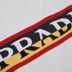 T-shirt Prada Stripe Logo White - Image 2