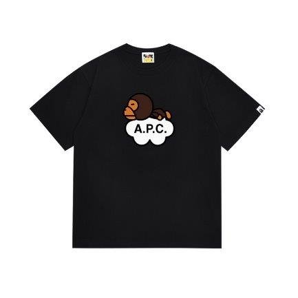 IMG9875 T-shirt BAPE Baby Milo Banana Ape Head Black - Image 1