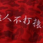 Hoodie BAPE Shark Camo Red - Image 7