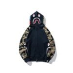 Hoodie Blue Shark Camo Bape Full-Zip