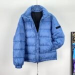 Dior Oblique Blue Puffer Jacket - Image 3